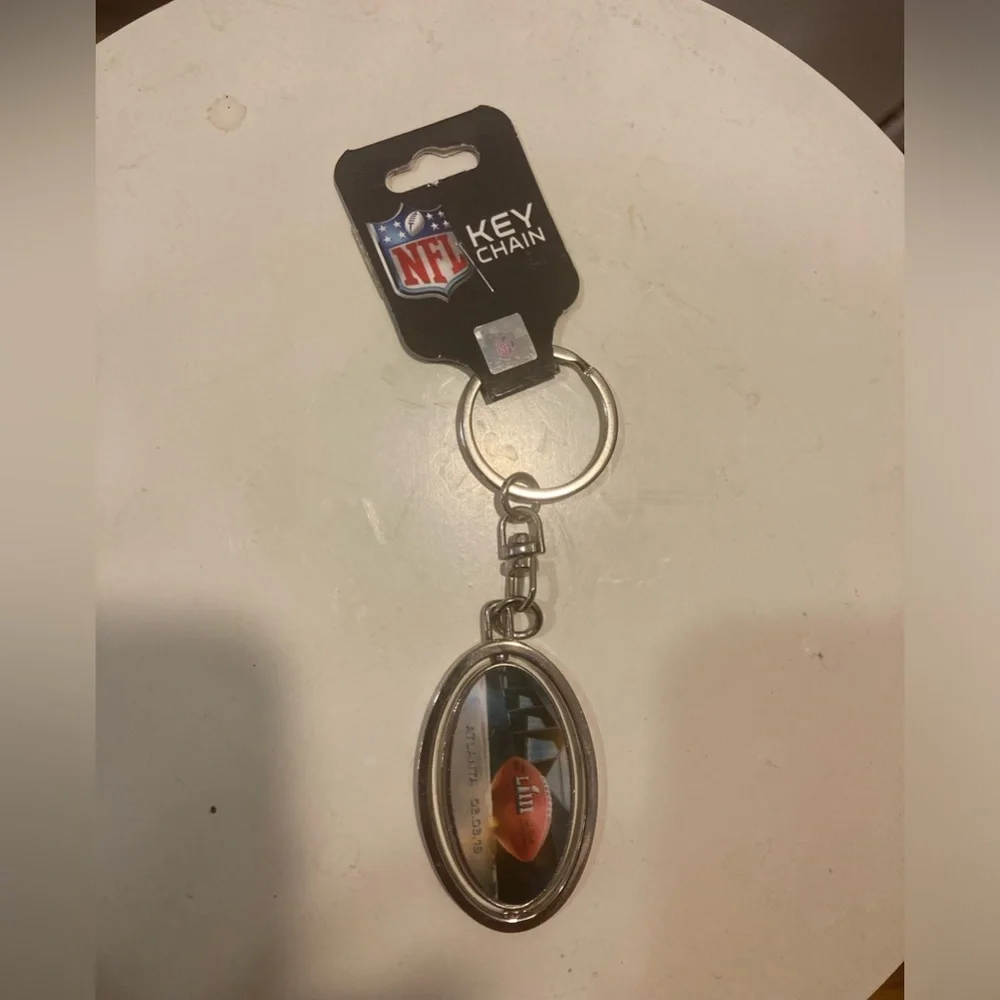 NFL Superbowl LIII Key Chain - Atlanta 201 - NWT